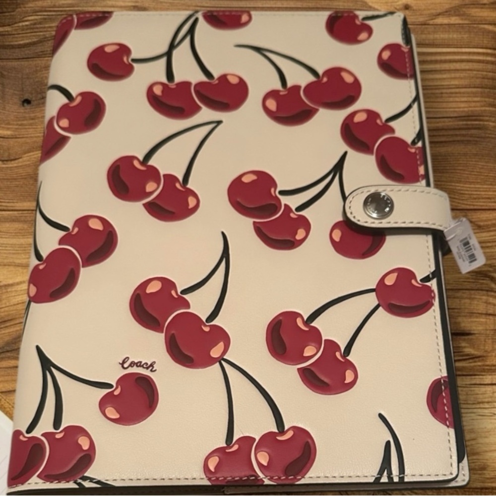 ❌SOLD❌Coach Cherries Notebook